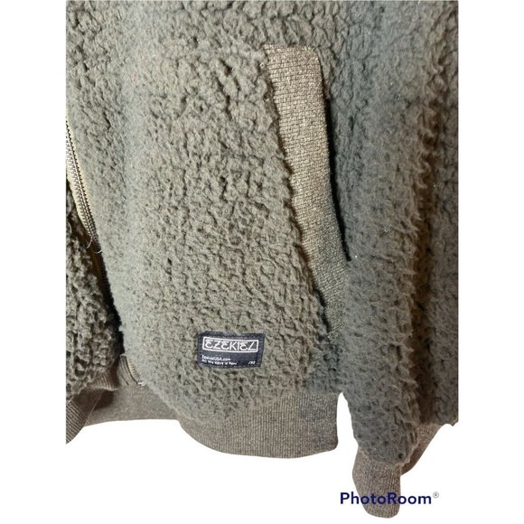 EZEKIEL Men's Alpaca zip hoodie sz Small NWT - Picture 3 of 7